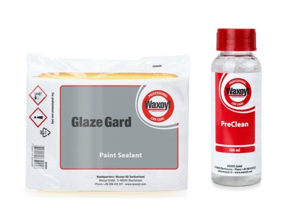 Waxoyl set GlazeGard + preclean